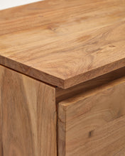 Load image into Gallery viewer, Uxue 4-door sideboard in solid acacia wood with bleached finish 200 x 88cm - image 9