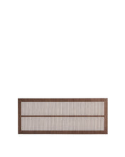 Load image into Gallery viewer, Beyla solid ash wood headboard with walnut finish for a bed up to 160 cm FSC 100%