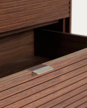 Load image into Gallery viewer, Norlen 3-drawer chest of drawers in walnut veneer FSC Mix Credit 101 x 75cm - image 6