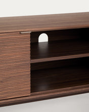 Load image into Gallery viewer, Norlen 3-door TV stand in walnut veneer FSC Mix Credit 150 x 40cm - image 5