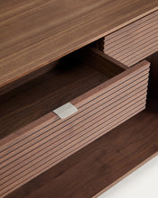 Load image into Gallery viewer, Norlen sideboard with 2 drawers and shelf in walnut veneer FSC Mix Credit 120 x 81cm - image 4