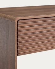 Load image into Gallery viewer, Norlen sideboard with 2 drawers and shelf in walnut veneer FSC Mix Credit 120 x 81cm - image 6