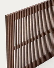 Load image into Gallery viewer, Beyla solid ash wood headboard with walnut finish for a bed up to 180 cm FSC 100% - image 4