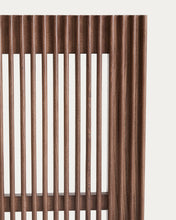 Load image into Gallery viewer, Beyla solid ash wood headboard with walnut finish for a bed up to 180 cm FSC 100% - image 5