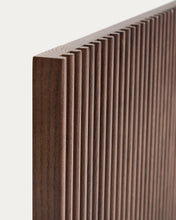 Load image into Gallery viewer, Beyla solid ash wood headboard with walnut finish for a bed up to 180 cm FSC 100% - image 6