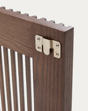 Load image into Gallery viewer, Beyla solid ash wood headboard with walnut finish for a bed up to 180 cm FSC 100% - image 7