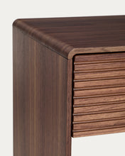 Load image into Gallery viewer, Norlen sideboard with drawer and shelf in walnut veneer FSC Mix Credit 60 x 81cm - image 7