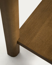 Load image into Gallery viewer, Arelida console table made of oak veneer and solid oak wood with light brown finish 112 x 80 cm FSC Mix Credit - image 10