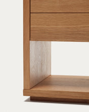 Load image into Gallery viewer, Alguema sideboard with 4 doors in oak veneer with natural finish, 200 x 74 cm - image 11