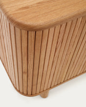 Load image into Gallery viewer, Mailen 2 door sideboard in ash veneer with a natural finish 180 x 75 cm - image 12