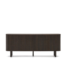 Load image into Gallery viewer, Mailen 2 door sideboard in ash veneer with a dark finish 180 x 75 cm - image 2