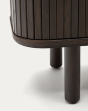 Load image into Gallery viewer, Mailen 2 door sideboard in ash veneer with a dark finish 180 x 75 cm - image 14