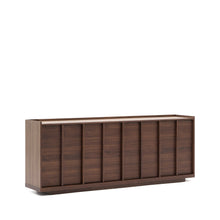 Load image into Gallery viewer, Onix sideboard with a walnut veneer in a dark finish, 200 x 80 cm FSC Mix Credit - image 2