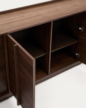 Load image into Gallery viewer, Onix sideboard with a walnut veneer in a dark finish, 200 x 80 cm FSC Mix Credit - image 7