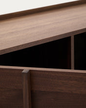Load image into Gallery viewer, Onix sideboard with a walnut veneer in a dark finish, 200 x 80 cm FSC Mix Credit - image 8
