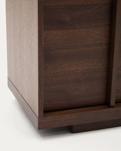 Load image into Gallery viewer, Onix sideboard with a walnut veneer in a dark finish, 200 x 80 cm FSC Mix Credit - image 10