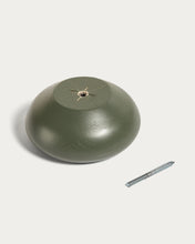 Load image into Gallery viewer, Nadue set of 3 solid beech wood wall hooks with a green finish - image 4