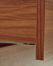 Load image into Gallery viewer, Vedrana 5 drawer chest of drawers in walnut veneer with black steel legs, 60 x 114 cm - image 11