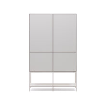 Load image into Gallery viewer, Vedrana 4-door tall sideboard white lacquered MDF 97.5 x 160 cm - image 2