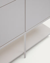 Load image into Gallery viewer, Vedrana 4-door tall sideboard white lacquered MDF 97.5 x 160 cm - image 11