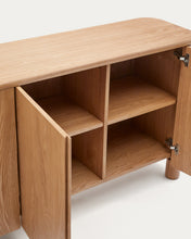 Load image into Gallery viewer, Salaya sideboard in ash plywood FSC Mix Credit, 200 cm x 79 cm - image 8
