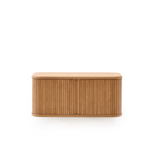 Load image into Gallery viewer, Mailen bathroom cupboard in ash veneer in a natural finish, 90 x 45 cm - image 3