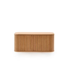 Load image into Gallery viewer, Mailen bathroom cupboard in ash veneer in a natural finish, 90 x 45 cm - image 4