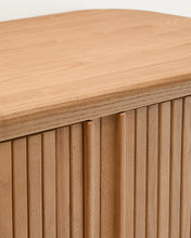 Load image into Gallery viewer, Mailen bathroom cupboard in ash veneer in a natural finish, 90 x 45 cm - image 11