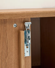 Load image into Gallery viewer, Mailen bathroom cupboard in ash veneer in a natural finish, 90 x 45 cm - image 13