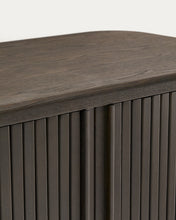 Load image into Gallery viewer, Mailen bathroom cupboard in ash veneer in a dark finish, 90 x 45 cm - image 11