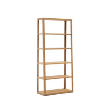 Load image into Gallery viewer, Maymai shelf with solid oak structure 90 x 193 cm - image 3