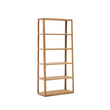 Load image into Gallery viewer, Maymai shelf with solid oak structure 90 x 193 cm - image 4