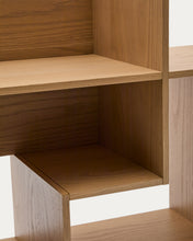 Load image into Gallery viewer, Ina modular shelving unit in oak veneer with natural finish 80 x 80cm FSC 100% - image 5