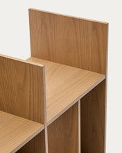 Load image into Gallery viewer, Ina modular shelving unit in oak veneer with natural finish 80 x 80cm FSC 100% - image 6