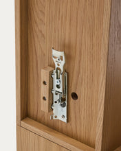 Load image into Gallery viewer, Ina modular shelving unit in oak veneer with natural finish 80 x 80cm FSC 100% - image 7
