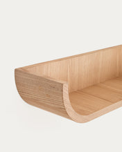 Load image into Gallery viewer, Salaya ash laminated plywood shelf in a natural finish, 60 x 12 cm - image 4