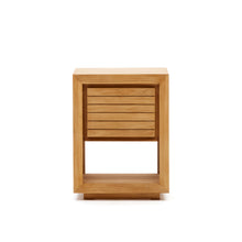 Load image into Gallery viewer, Saula bathroom furniture in solid teak wood with natural finish, 60 x 45 cm