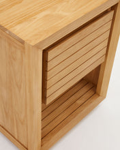 Load image into Gallery viewer, Saula bathroom furniture in solid teak wood with natural finish, 60 x 45 cm - image 9