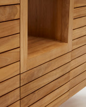 Load image into Gallery viewer, Neria bathroom furniture in solid teak wood with natural finish, 120 x 45 cm - image 14