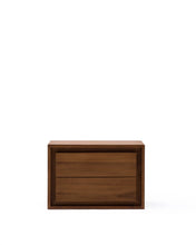 Load image into Gallery viewer, Kenta bathroom furniture in solid teak wood with a walnut finish, 60 x 45 cm - image 4