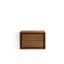 Load image into Gallery viewer, Kenta bathroom furniture in solid teak wood with a walnut finish, 60 x 45 cm - image 5