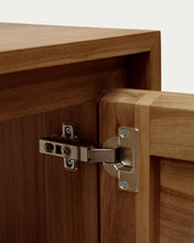 Load image into Gallery viewer, Kenta bathroom furniture in solid teak wood with a walnut finish, 60 x 45 cm - image 13