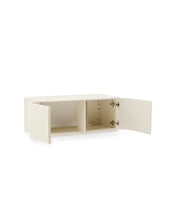 Load image into Gallery viewer, Salaya bathroom furniture in lacquered beige ash laminated plywood 90 x 45 cm - image 3