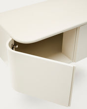 Load image into Gallery viewer, Salaya bathroom furniture in lacquered beige ash laminated plywood 90 x 45 cm - image 6