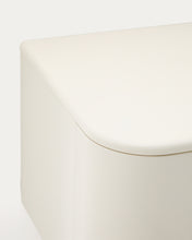 Load image into Gallery viewer, Salaya bathroom furniture in lacquered beige ash laminated plywood 90 x 45 cm - image 8