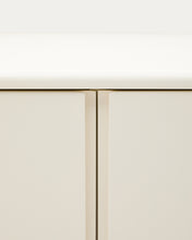 Load image into Gallery viewer, Salaya bathroom furniture in lacquered beige ash laminated plywood 90 x 45 cm - image 9