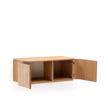 Load image into Gallery viewer, Salaya ash laminated plywood bathroom cupboard in a natural finish, 90 x 45 cm - image 6