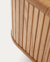 Load image into Gallery viewer, Mailen 2 door TV stand in ash veneer with a natural finish 200 x 50 cm - image 11