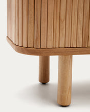 Load image into Gallery viewer, Mailen 2 door TV stand in ash veneer with a natural finish 200 x 50 cm - image 12