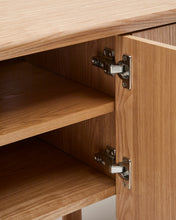 Load image into Gallery viewer, Salaya TV stand in ash plywood FSC Mix Credit, 200 cm x 52 cm - image 11
